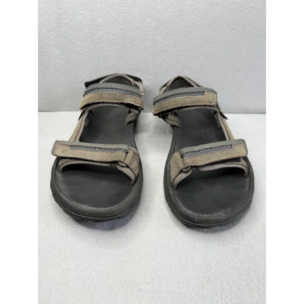 Teva Katavi 2 Mens Sports Trail Hiking Sandals Brown Suede Mesh Straps Size 11
